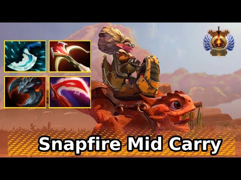 Snapfire Mid Physical Build | Dota 2 New Meta Highlights