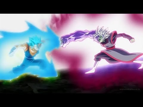 Vegito Blue vs. Fused Zamasu Part 1! English Dub 66 HD