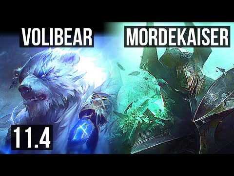 VOLIBEAR vs MORDEKAISER (TOP) | 1.7M mastery, 4/3/15 | TR Diamond | v11.4