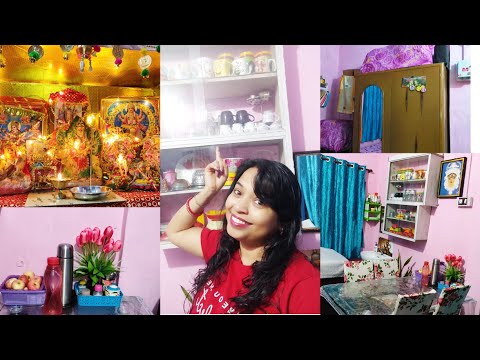 Dining hall and first bedroom tour...||  home tour part 2 || Indian youtuber monidipa
