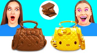 Download lagu Real Food vs Chocolate Food Challenge | Smart Gadgets vs Hacks by Crazy DO mp3