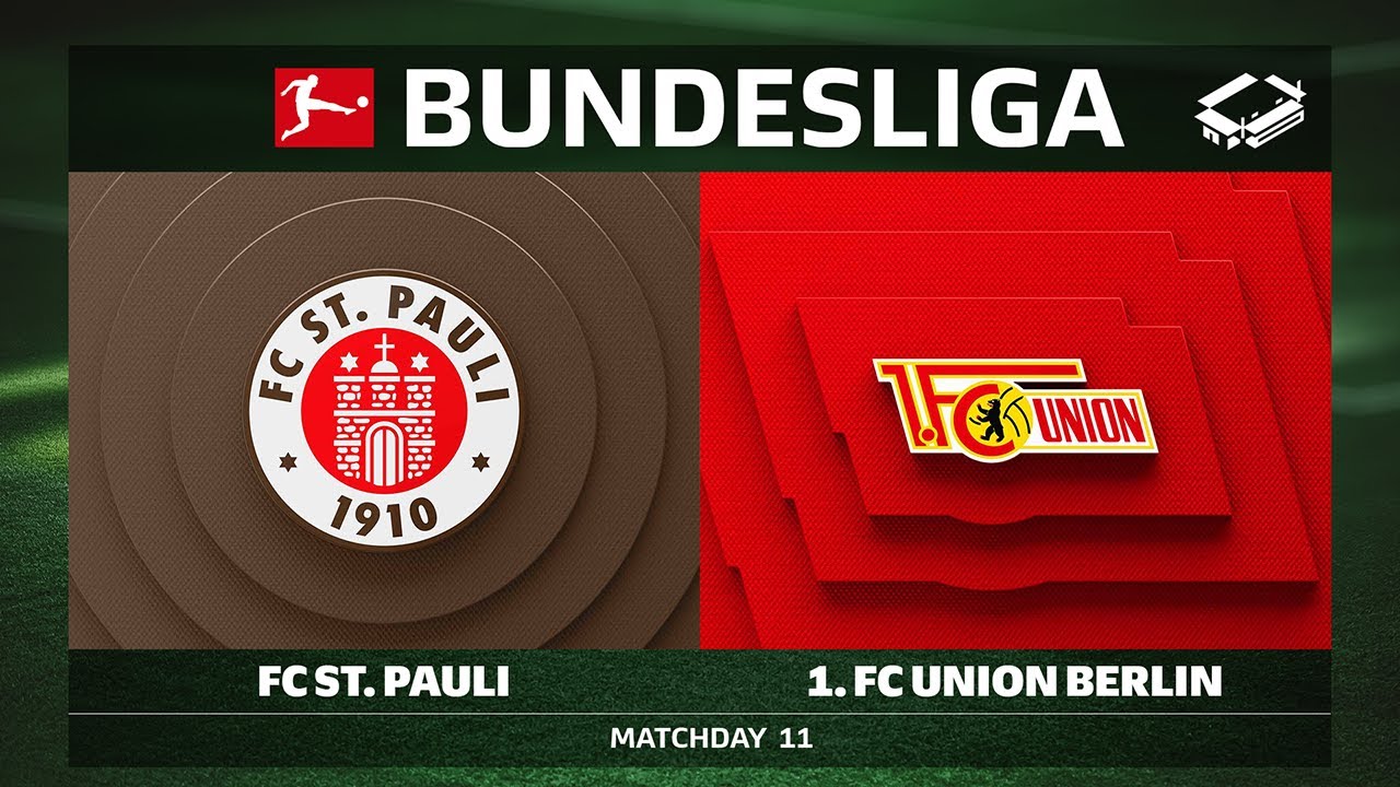 LIVE 🔴 FC St. Pauli vs. 1. FC Union Berlin | Matchday 11 - Bundesliga 2025/26