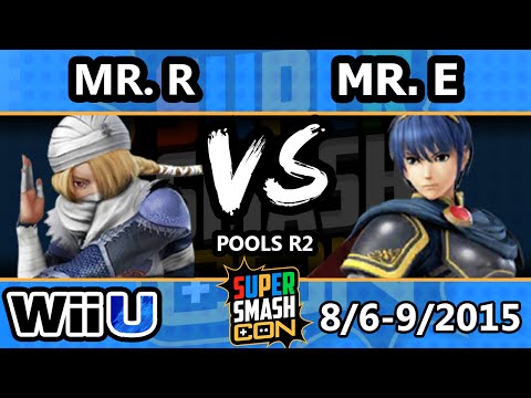 SSC - Mr. E (Marth) Vs. LLL | Mr. R (Sheik) SSB4  Pools - Smash Wii U - Smash 4