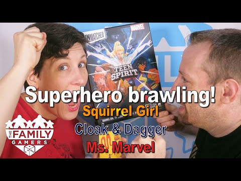 SNAP Review – Unmatched: Marvel Teen Spirit [with The Family Gamers]