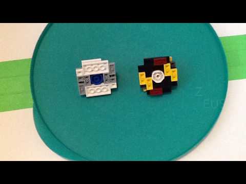 Lost Longinus VS Zillion Zeus | Lego Beyblade Battle