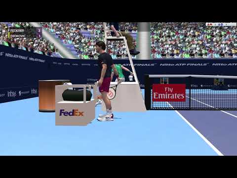 Djokovic vs Federer Full Ace Tennis Nitto ATP Finals Final