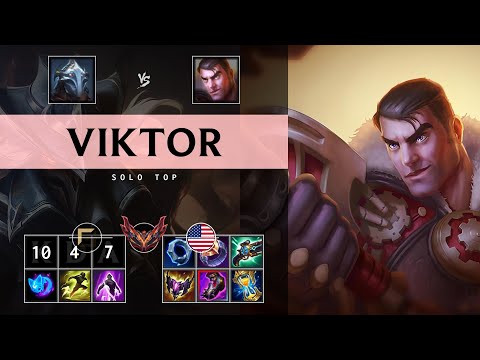 Viktor Top vs Jayce: Triple Kill, Unstoppable - NA Grandmaster Patch 25.S1.1