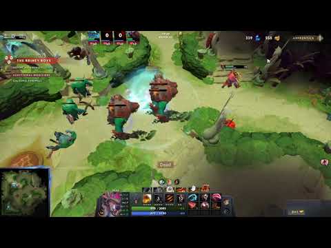 Aghanim's Labyrinth first trial win