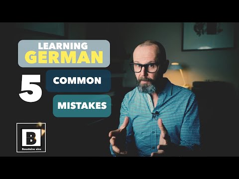 5 Common Mistakes | LEARNING GERMAN | Bausteine eins
