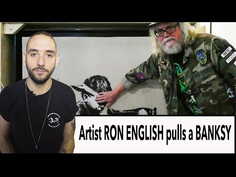 Artist RON ENGLISH pulls a BANKSY | FWTV