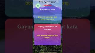 Download lagu 12] Ada Gula ada Semut - Peribahasa Bahasa Indonesia Populer mp3