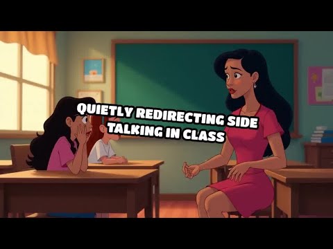 Quietly Redirecting Side Talking