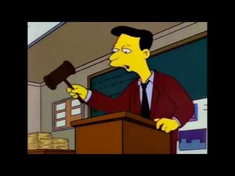 The Simpsons - Auction Scene 'Sold For A Buck'