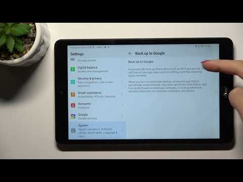 How to Make Google Backup on HUAWEI MediaPad M5 Lite - Back Up Data