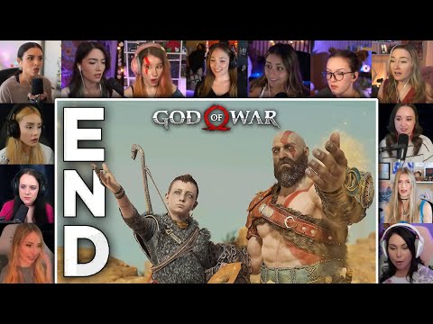 ALL GIRLS REACT TO GOD OF WAR (2018) FULL GAME CUTSCENES|REACTION MASHUP|2025|GAME MOVIE|ENDING