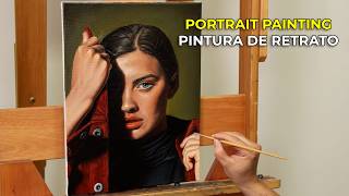 Pintando um retrato a óleo | OIL PAINTING TIME-LAPSE