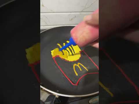 Pancake art McDonald’s#trending #pancakeart #mcdonalds #fries #shorts #youtubeshorts
