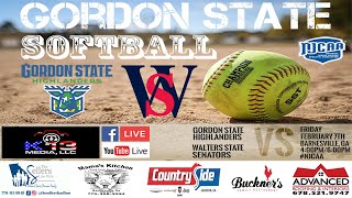 Gordon State College Softball vs. Walters State Community College