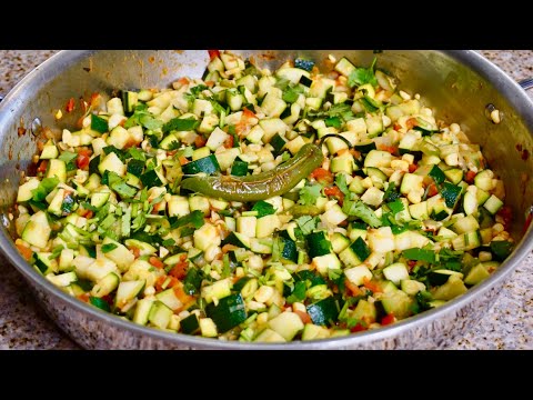 Elote con calabacitas MUY ECONÓMICO Y SALUDABLE ASÍ LO HACÍA LA ABUELA. #recetas