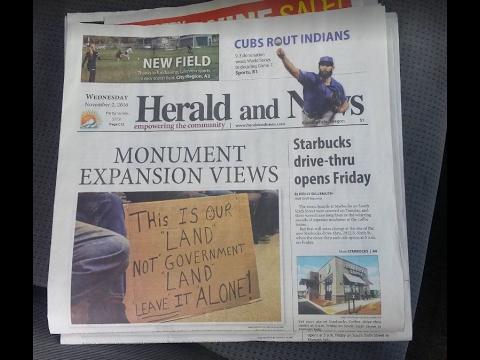 2017 02 18 RALLY & PROTEST Bill Meyers No Monument KMED AM1440