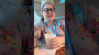 Coffee and chocolate croissant as we pull into the DR is the way to live! Love the Star Princess!