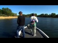 Cabela's Pro Clark Wendlandt and Country Singer Jack Ingram on the water