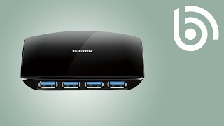 D-Link 4-port Superspeed USB3.0 Hub DUB-1340 - відео 1