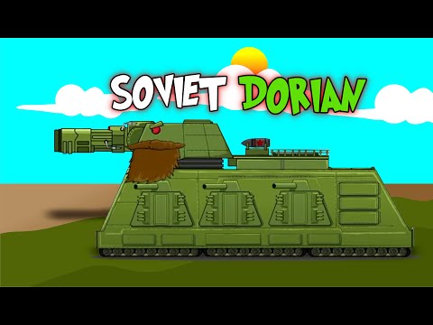 How To Draw Cartoon Tank Soviet Dorian | Valhalla Toons - Cartoons About Tanks