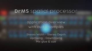 Video thumbnail for Mathew Lane DrMS - Application overview with audio samples by Mathew Lane