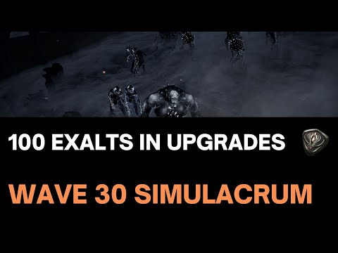 WAVE 30 SIMULACRUM COMPLETED, Spending 100 Exalts on Upgrades... (Build Diary: #11)