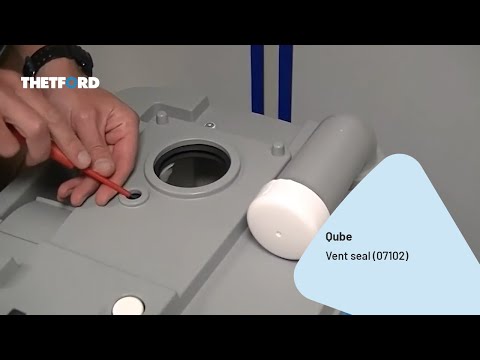 Qube | Vent seal (07102) replacement | Porta Potti | THETFORD repair instructions