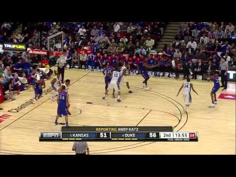 Scouting Andrew Wiggins - Kansas vs Duke (2013-Nov-12)