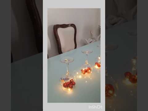 Decoração para mesa Natal#natal#shortsviral#decoracaodenatal#shorts#diy