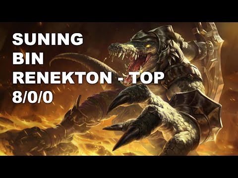 Suning bin Top Renekton vs Wukong - KR Grandmaster Patch 10.8