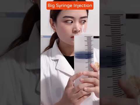 Best funny video big syringe injection #Shorts