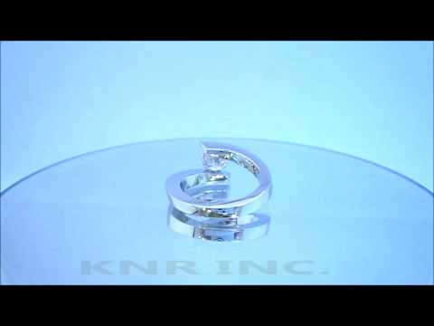 ROUND DIAMOND ENGAGEMENT RING TENSION SET 1.00CT - KNR INC - 793