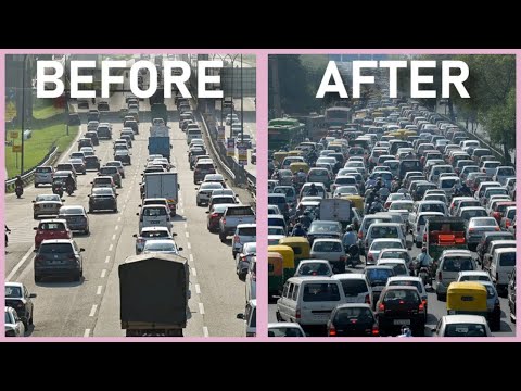 Why Roads ALWAYS Fill Up, No Matter How Much We Widen Them