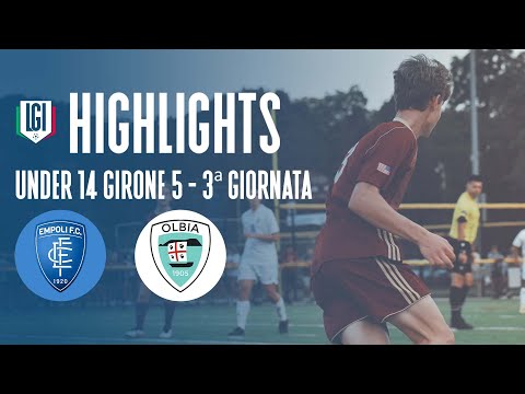 Highlights Empoli-Olbia U14 Pro, Girone Toscana, 3^ giornata stagione 2023-24