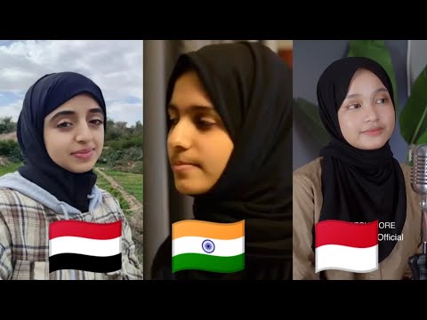 Malak Fathi & Ayisha Abdul Basith | Rahman Ya Rahman Official Music Video #india #yemen #indonesia