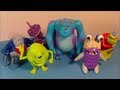 2001 DISNEY S MONSTERS Inc SET OF 6 McDONALD S HAPPY MEAL MOVIE TOY S ASIA EXCLUSIVE VIDEO REVIEW