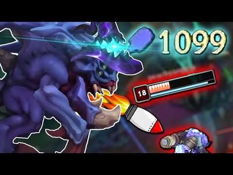 1100 AP Kog'Maw + TEAMMATE RAGEQUITS (20 kills)