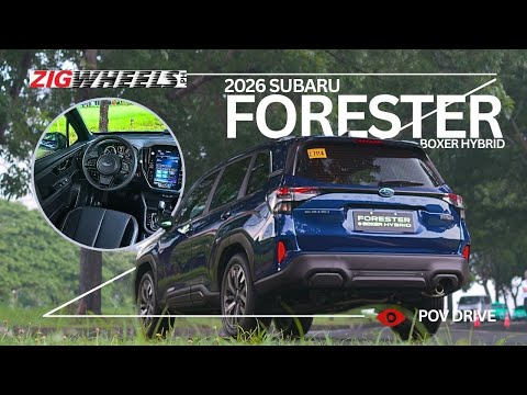 Thumbnail for Subaru Forester e-Boxer Hybrid POV Drive | Is this the best Compact Crossover SUV? | Zigwheels.ph by Compact crossover SUV