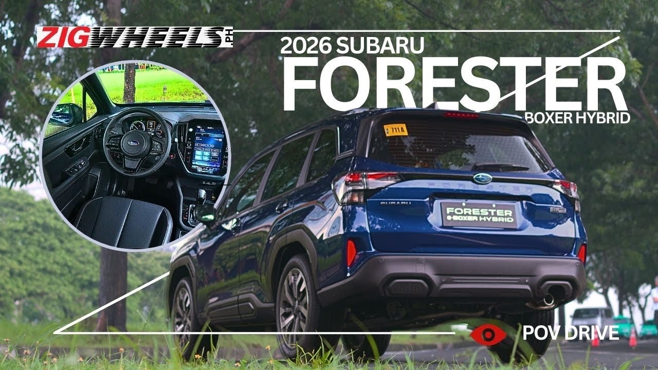 Subaru Forester e-Boxer Hybrid POV Drive | Is this the best Compact Crossover SUV? | Zigwheels.ph