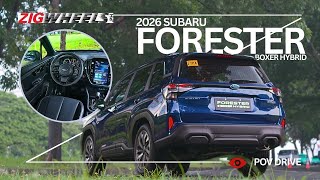 Subaru Forester e-Boxer Hybrid POV Drive | Is this the best Compact Crossover SUV? | Zigwheels.ph