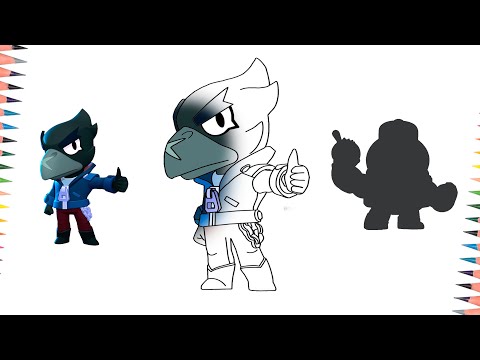 Coloring Book #2 - Crow Brawl Stars