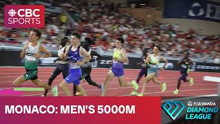 Men's 5000m (with cut-aways) at Diamond League meet in Monaco | #athletics #diamondleague