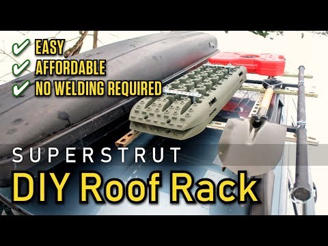 Easy, Inexpensive DIY Roof Rack using Superstrut/Unistrut
