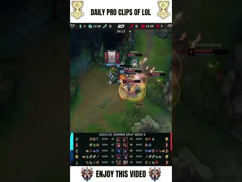 Unstoppable Force: JackeyLove Smurfing on TES! #shorts