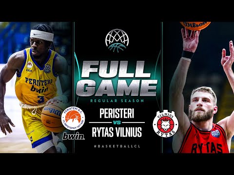 Peristeri bwin v Rytas Vilnius | Full Game | Basketball Champions League 2022/23