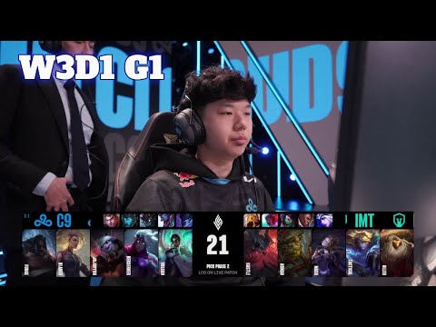 C9 vs IMT | Week 3 Day 1 S14 LCS Spring 2024 | Cloud 9 vs Immortals W3D1 Full Game